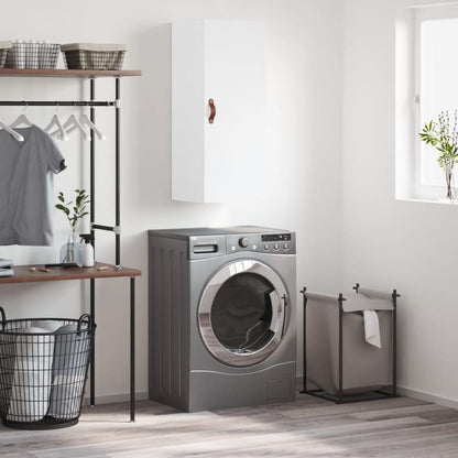 Wall Mounted Cabinet White 34.5x34x90 cm
