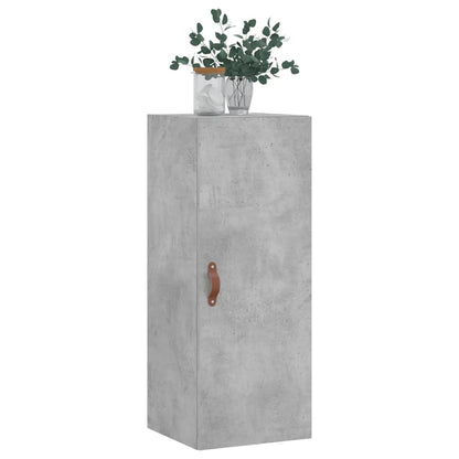 Wall Mounted Cabinet Concrete Grey 34.5x34x90 cm