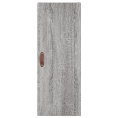 Wall Mounted Cabinet Grey Sonoma 34.5x34x90 cm