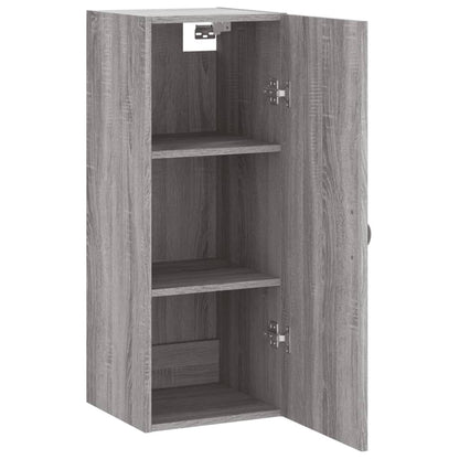 Wall Mounted Cabinet Grey Sonoma 34.5x34x90 cm