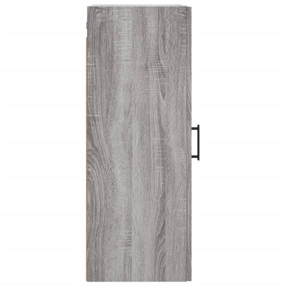 Wall Mounted Cabinet Grey Sonoma 34.5x34x90 cm