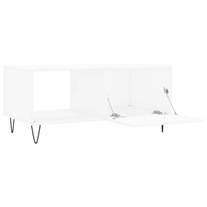 Coffee Table White 90x50x40 cm Engineered Wood