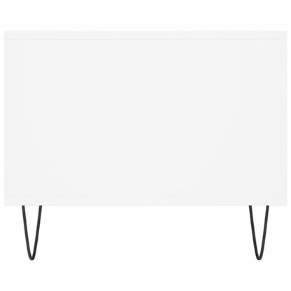 Coffee Table White 90x50x40 cm Engineered Wood