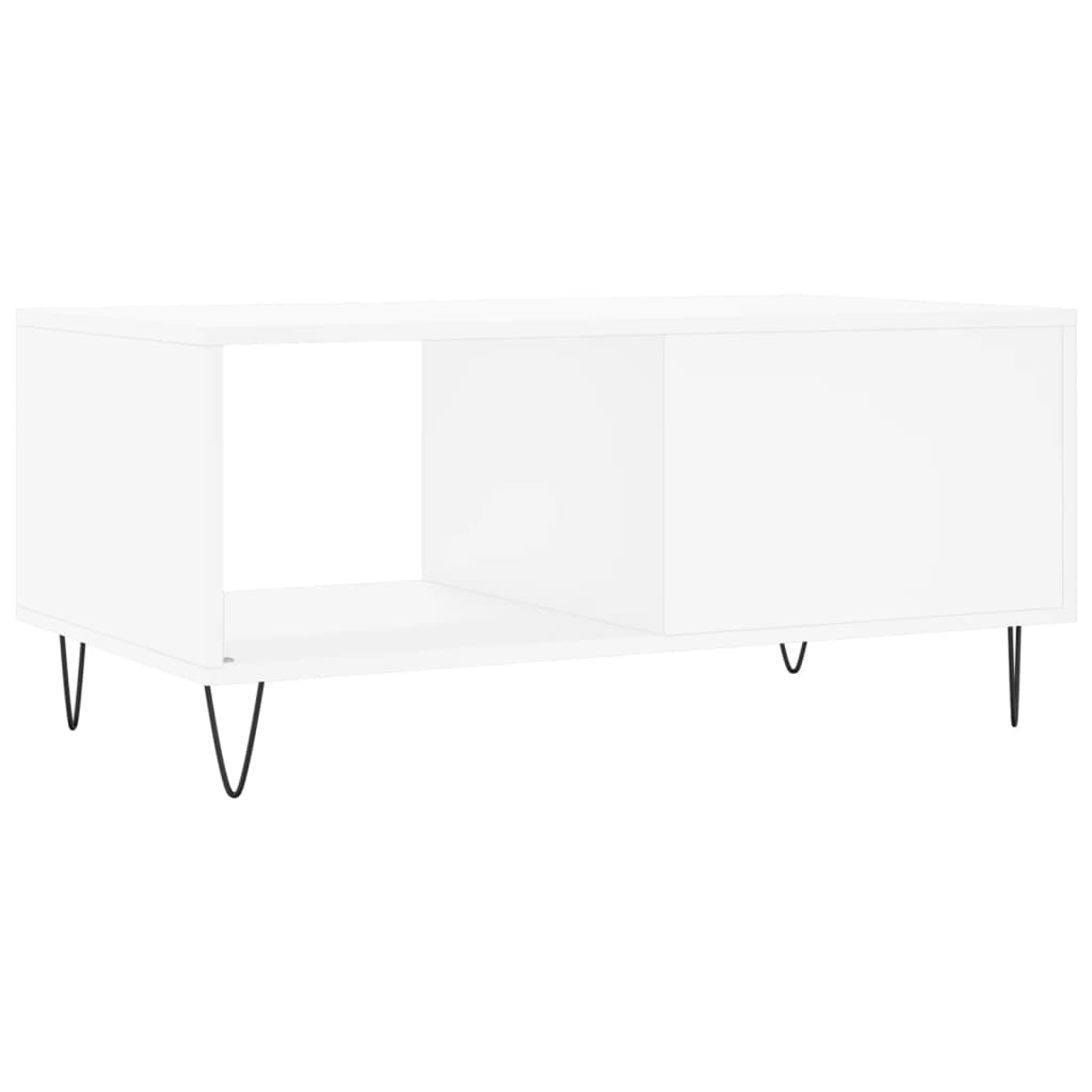 Coffee Table White 90x50x40 cm Engineered Wood