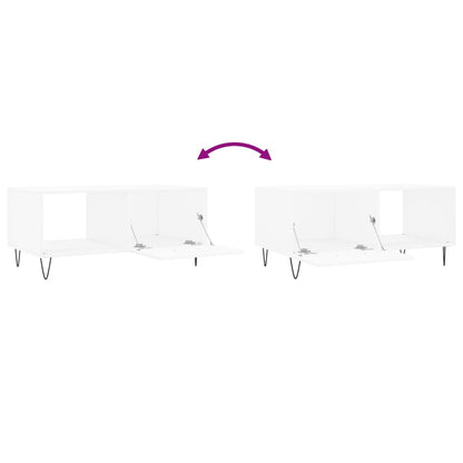 Coffee Table White 90x50x40 cm Engineered Wood