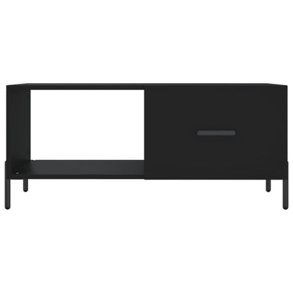 Coffee Table Black 90x50x40 cm Engineered Wood