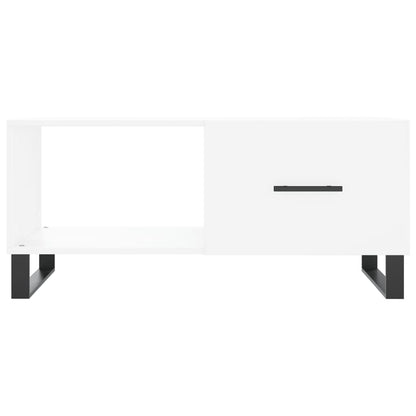 Coffee Table White 90x50x40 cm Engineered Wood