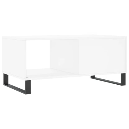 Coffee Table White 90x50x40 cm Engineered Wood