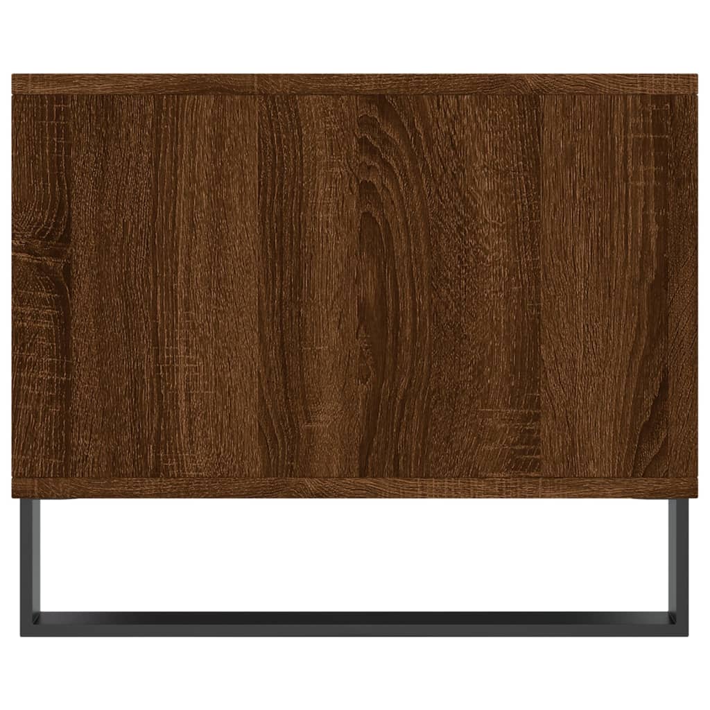 Coffee Table Brown Oak 90x50x40 cm Engineered Wood