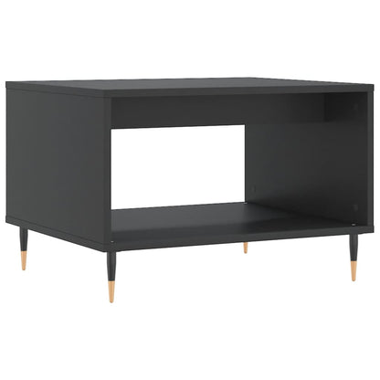 Coffee Table Black 60x50x40 cm Engineered Wood