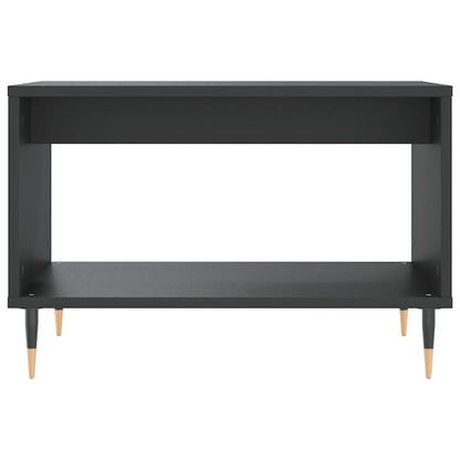 Coffee Table Black 60x50x40 cm Engineered Wood