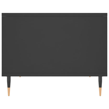Coffee Table Black 60x50x40 cm Engineered Wood