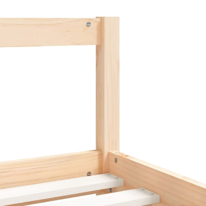 Kids Bed Frame 80x200 cm Solid Wood Pine