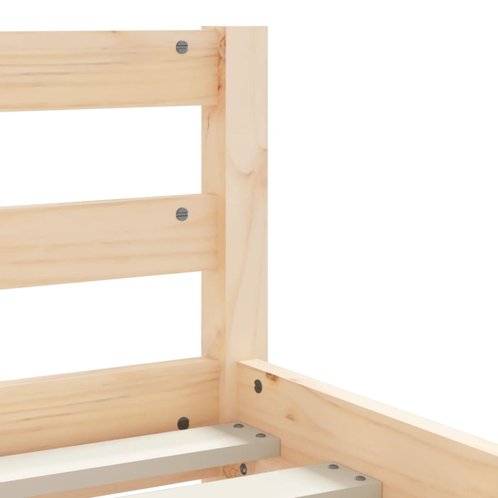 Kids Bed Frame with Drawers 80x200 cm Solid Wood Pine