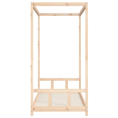 Kids Bed Frame 90x190 cm Solid Wood Pine