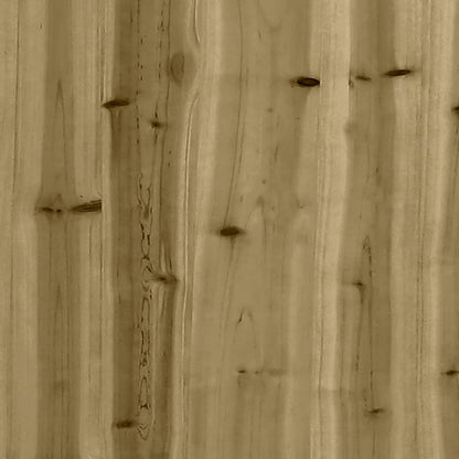Garden Bench Gabion Design 203x31x42 cm Impregnated Wood Pine