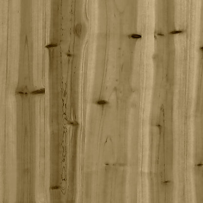 Garden Bench Gabion Design 143x71x65.5 cm Impregnated Wood Pine