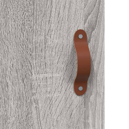 Highboard Grey Sonoma 34.5x34x180 cm Engineered Wood