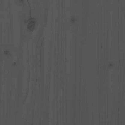 Book Cabinet Grey 80x35x68 cm Solid Wood Pine