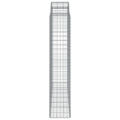 Arched Gabion Baskets 5 pcs 200x50x200/220 cm Galvanised Iron