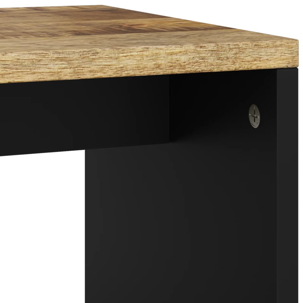 Coffee Table 40x31x46 cm Solid Wood Mango&Engineered Wood