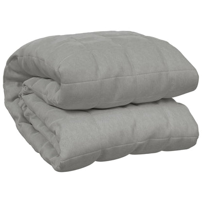 Weighted Blanket Grey 138x200 cm Single 10 kg Fabric