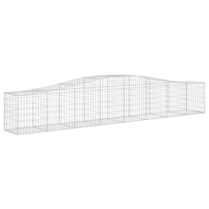 Arched Gabion Basket 400x50x60/80 cm Galvanised Iron