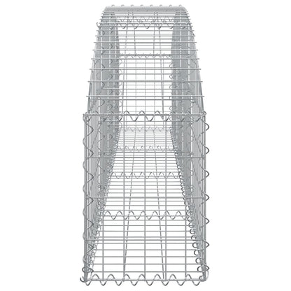 Arched Gabion Basket 200x30x40/60 cm Galvanised Iron