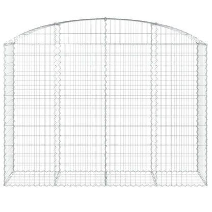 Arched Gabion Basket 200x50x140/160 cm Galvanised Iron