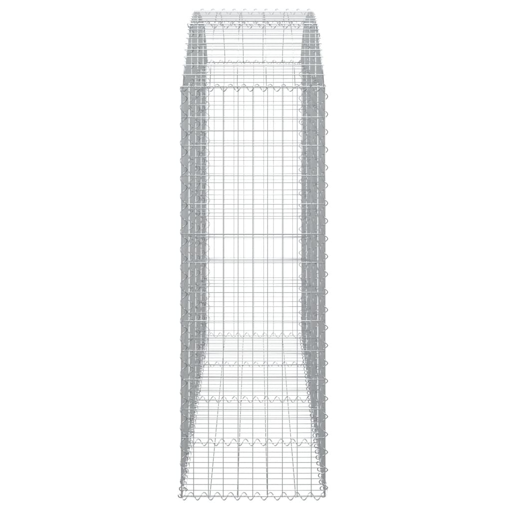 Arched Gabion Basket 200x50x140/160 cm Galvanised Iron