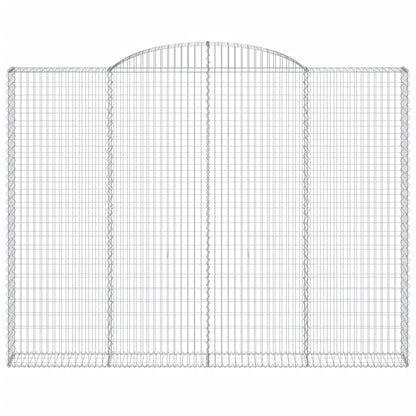 Arched Gabion Basket 300x30x220/240 cm Galvanised Iron