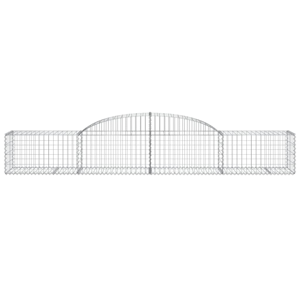Arched Gabion Basket 300x50x40/60 cm Galvanised Iron