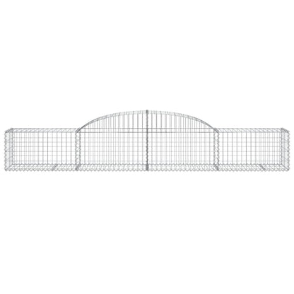 Arched Gabion Basket 300x50x40/60 cm Galvanised Iron