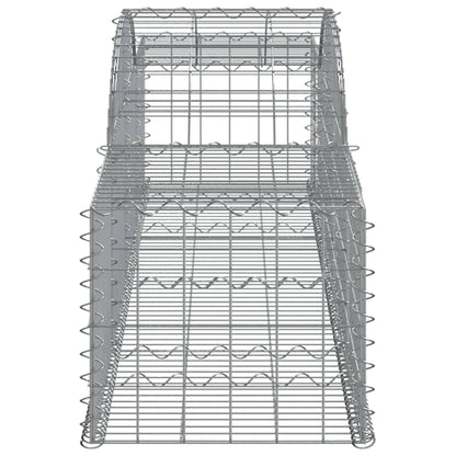Arched Gabion Basket 300x50x40/60 cm Galvanised Iron