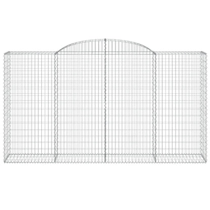 Arched Gabion Basket 300x50x160/180 cm Galvanised Iron