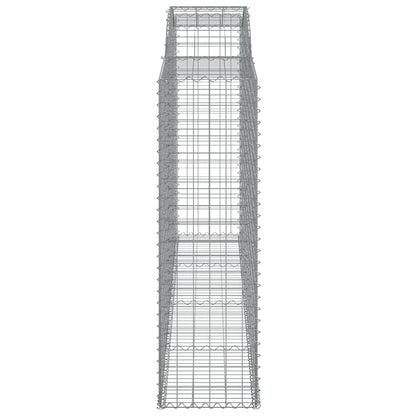 Arched Gabion Basket 300x50x160/180 cm Galvanised Iron