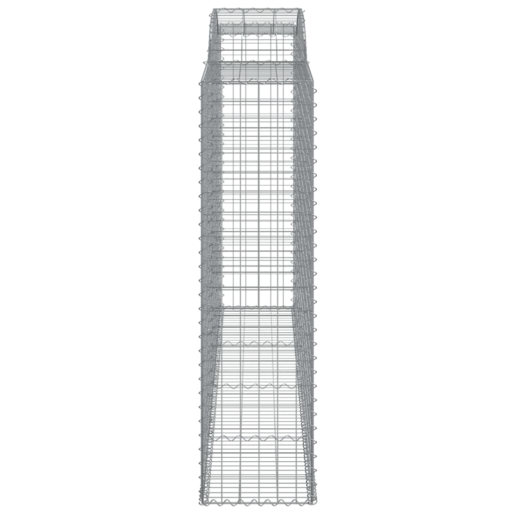 Arched Gabion Basket 300x50x180/200 cm Galvanised Iron