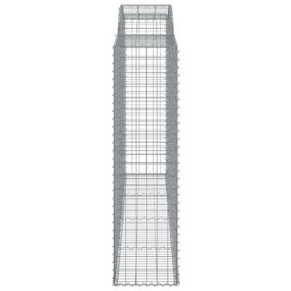 Arched Gabion Basket 300x50x180/200 cm Galvanised Iron