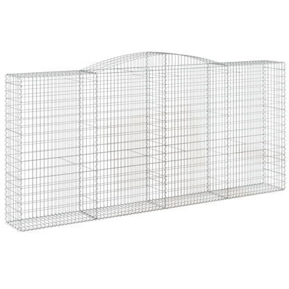 Arched Gabion Basket 400x50x180/200 cm Galvanised Iron