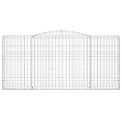 Arched Gabion Basket 400x50x180/200 cm Galvanised Iron