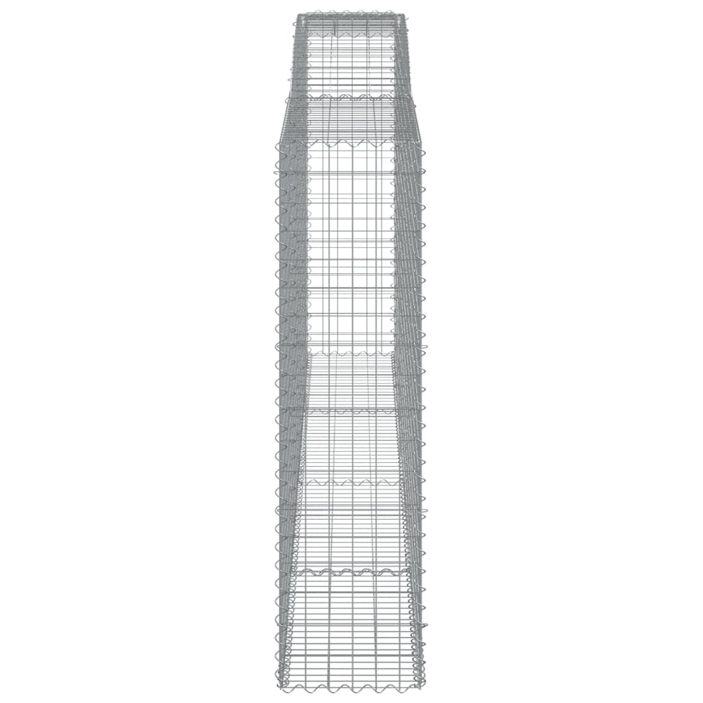 Arched Gabion Basket 400x50x180/200 cm Galvanised Iron