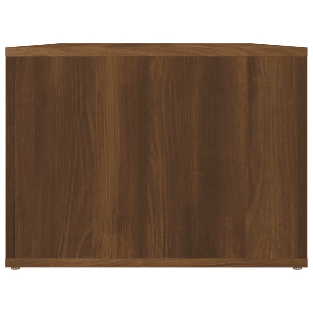 Coffee Table Brown Oak 80x50x36 cm Engineered Wood
