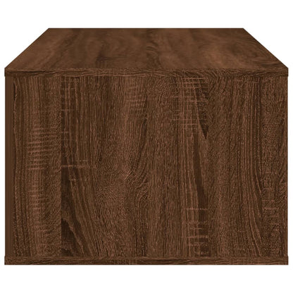 Coffee Table Brown Oak 100x50.5x35 cm Engineered Wood