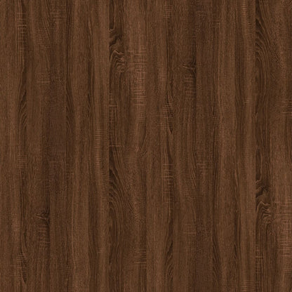 Coffee Table Brown Oak 100x50.5x35 cm Engineered Wood