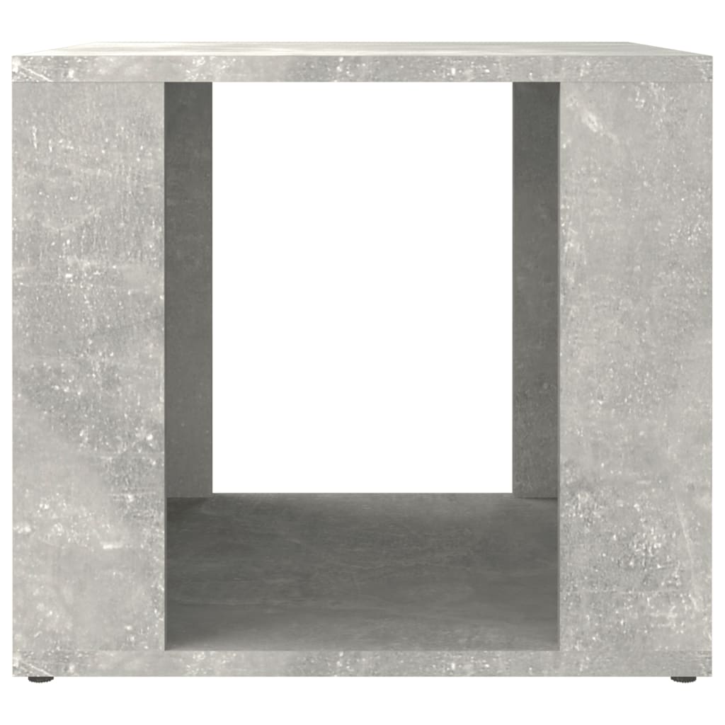 Bedside Table Concrete Grey 41x40x36 cm Engineered Wood