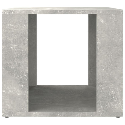 Bedside Table Concrete Grey 41x40x36 cm Engineered Wood