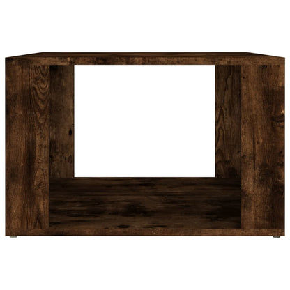 Bedside Table Smoked Oak 57x55x36 cm Engineered Wood