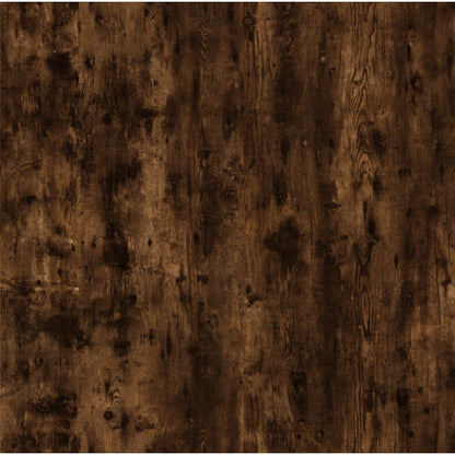 Bedside Table Smoked Oak 57x55x36 cm Engineered Wood