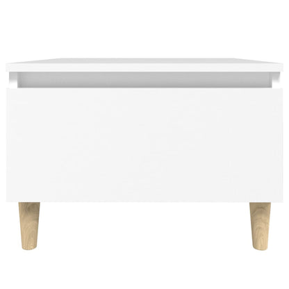 Side Tables 2 pcs White 50x46x35 cm Engineered Wood