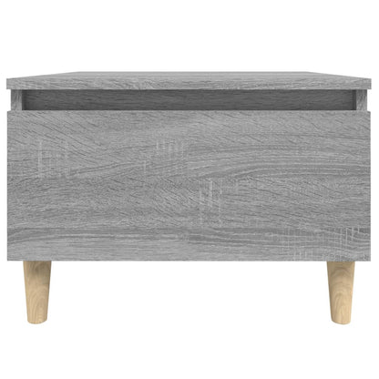 Side Table Grey Sonoma 50x46x35 cm Engineered Wood